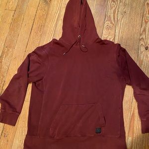 Burgundy AE hoodie